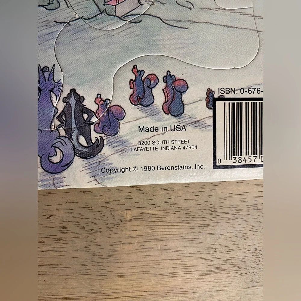 Vinyage Berenstain Bears‎ Christmas Tree puzzle 24 pieces 1980 Random House